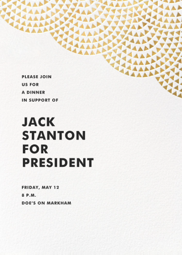 Savoy - Fundraiser Invitation by Paperless Post