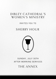 Chalice (Customizable Template) - Cocktail Party Invitation by Paperless Post