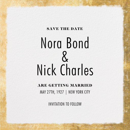 Bristle (Save the Date) by Paperless Post