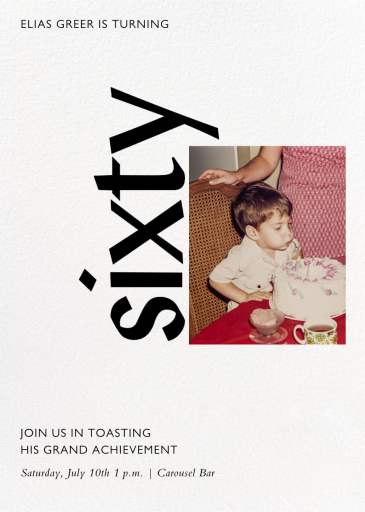 Celebration Photo - Birthday Invitation by Paperless Post