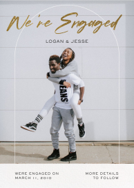 Slender Arch - Wedding Announcement by Paperless Post