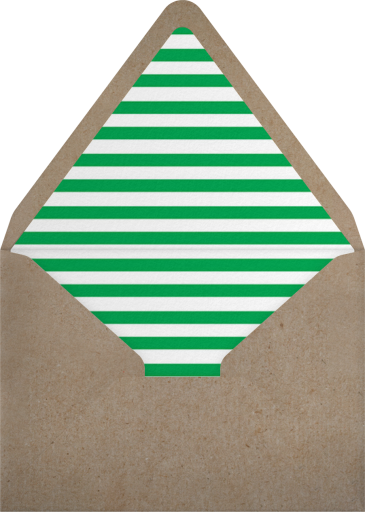 Garden Flowers Invitations - The Indigo Bunting Envelope