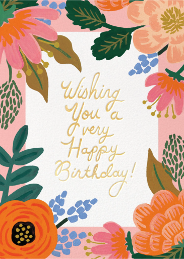 Bordeaux Birthday - Birthday Card by Rifle Paper Co.