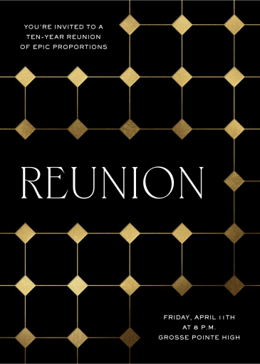 Connections - Class Reunion Invitation by Paperless Post