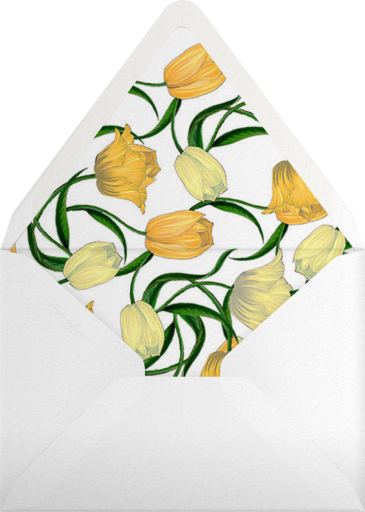 Bright Tulips - Carolina Herrera Envelope