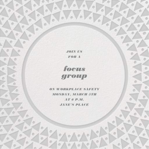 Radial Triangles by Paperless Post