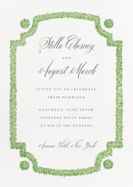 Garden Hedges (Shanna Masters) - Wedding Invitation by Dogwood Hill