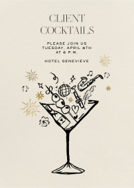 Jazz Affair - Cocktail Party Invitation by Pulp Templates Co.