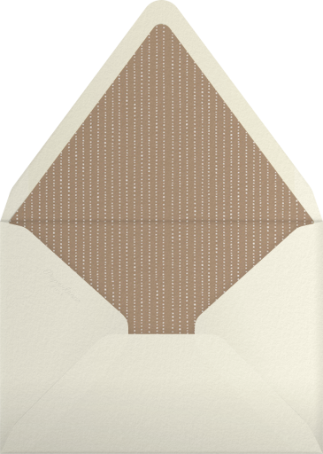 Leaf Inner Bevel Border - Paperless Post Envelope