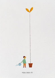 Growing (Blanca Gómez) - Business Greeting Card by Red Cap Cards