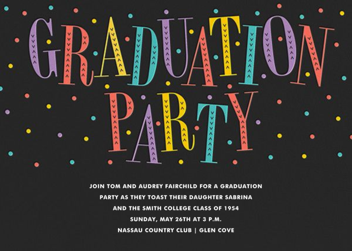 Glittering Grad - Celebration Invitation by Paperless Post