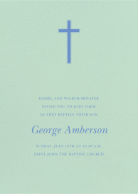 Mint - Religious Invitation by Paperless Post