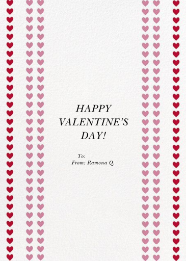 Love Chain - Valentine's Day Card by kate spade new york