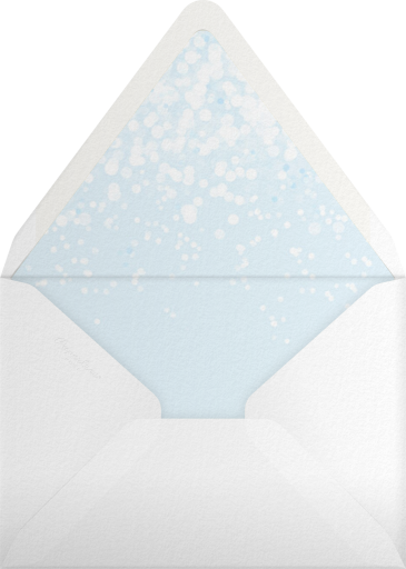 Snow Flurry - Paperless Post Envelope