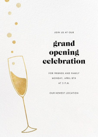 Champagne Flute - Launch Party Invitation by Paperless Post