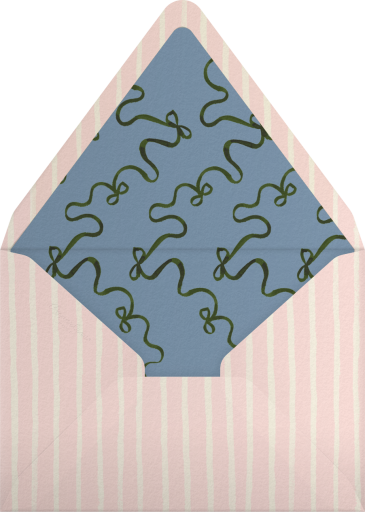 Painted Bow Cutout - Paperless Post Envelope
