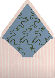 Painted Bow Cutout - Paperless Post Envelope