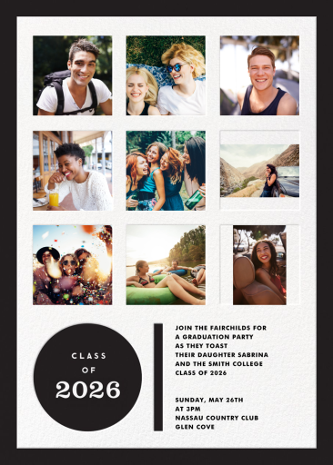 Academic Review - Graduation Party Invitation by The Indigo Bunting