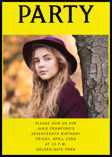 Party Program - Birthday Invitation by Paperless Post