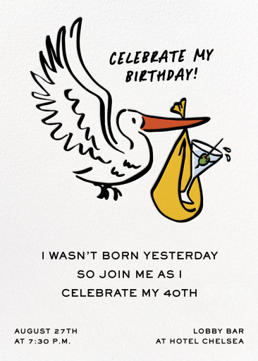 'Tini Delivery - Birthday Invitation by Rob Wilson