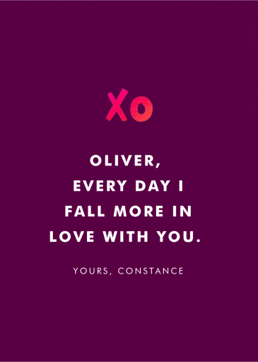 Mythical Love - Valentine's Day Card by Hello!Lucky - Back