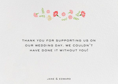 Marianne II (Thank You) - Stationery by Paperless Post