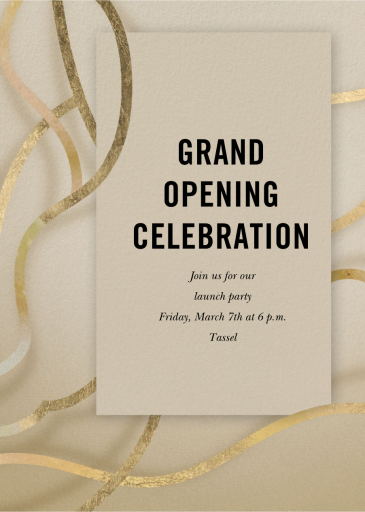 Biotic - Launch Party Invitation by Kelly Wearstler