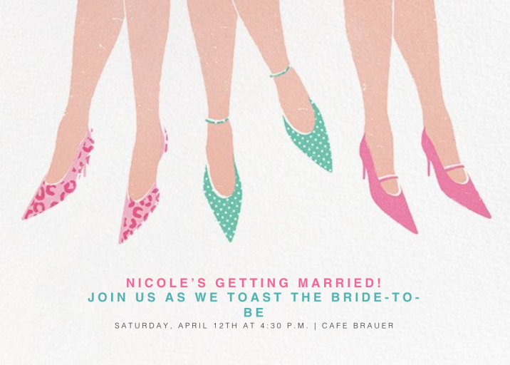 Out On The Town - Bridal Shower Invitation by Paperless Post