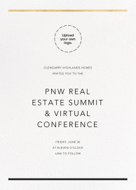 Minimal Foil Border by Paperless Post