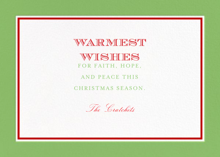 Hampstead Horizontal by Paperless Post - Back