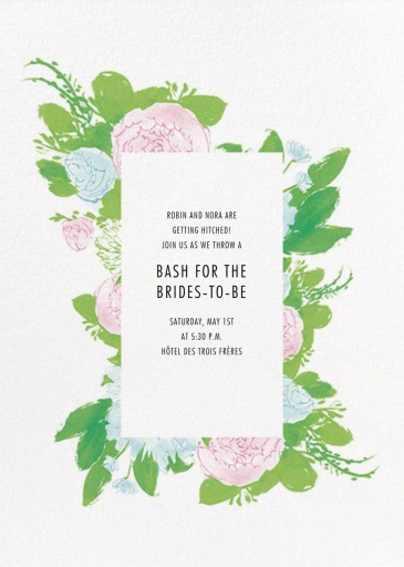 Peony Posy - Invitation by Paperless Post