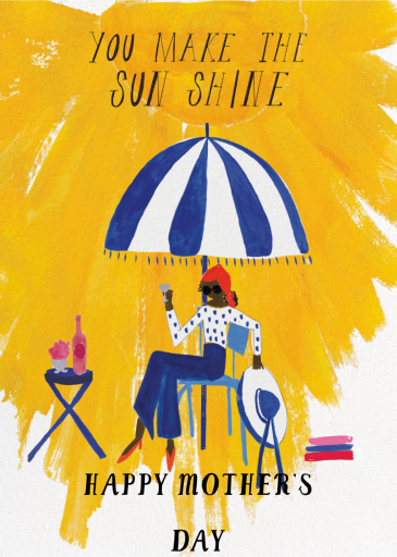 Sunshine (Mr. Boddington's Studio) - Mother's Day Card by Mr. Boddington's Studio