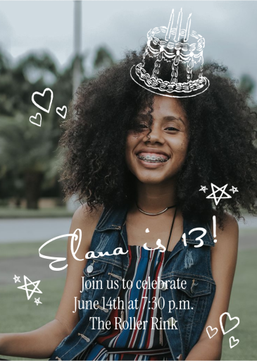 Cake Topper Photo by Paperless Post