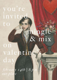 Monocle - Valentine's Day Invitation by John Derian