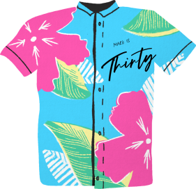Floral Shirts Only - Birthday Invitation by Paperless Post