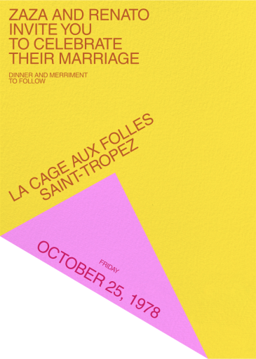 Color Fold - Wedding Invitation by Both