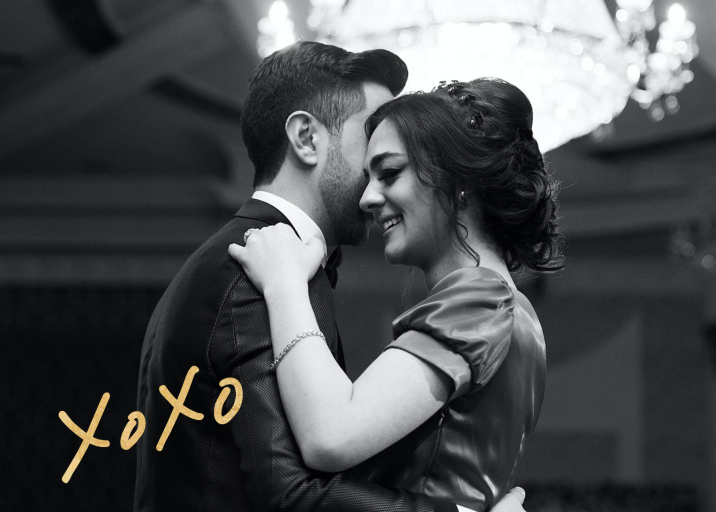 With Hugs and Kisses (Double-Sided) by Linda and Harriett