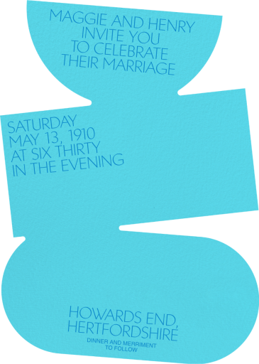 Stacked Cut - Wedding Invitation by Both