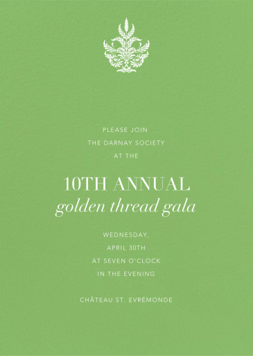 Meadow (solid) - Invitation by Paperless Post