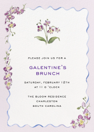 Purple Orchid (Riley Sheehey) - Invitation by Dogwood Hill