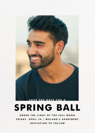 Wide Modern Border (Photo) - Save the Date by Paperless Post