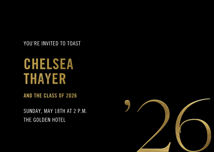 Grand Year - Celebration Invitation by Paperless Post