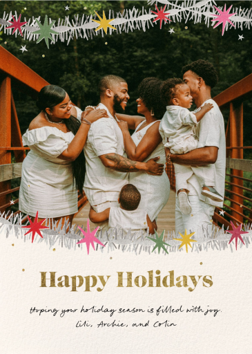 Tinsel Garland - Holiday Card by Paperless Post