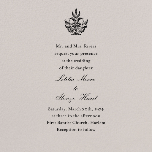 Oyster - Wedding Invitation by Paperless Post