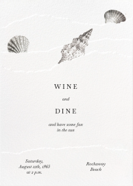 Waves and Seashells - Summer Party Invitation by Paperless Post