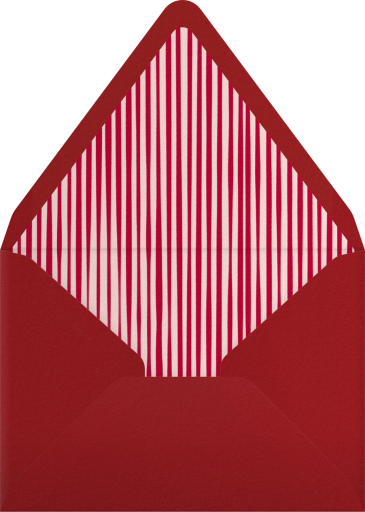 Holiday Bows (Double-Sided) - Paperless Post Envelope