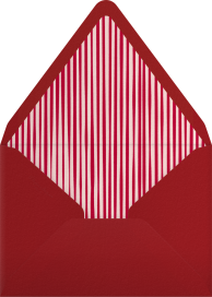 Holiday Bows (Double-Sided) - Paperless Post Envelope
