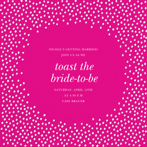 Ikat Dot Home - Bridal Shower Invitation by Oscar de la Renta