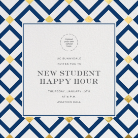 Azulejo Gold Diamond - Invitación comercial de Jonathan Adler