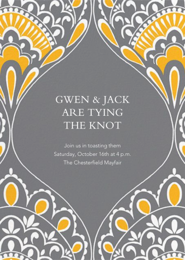 Ogee Blossom - Invitation by Crate & Barrel